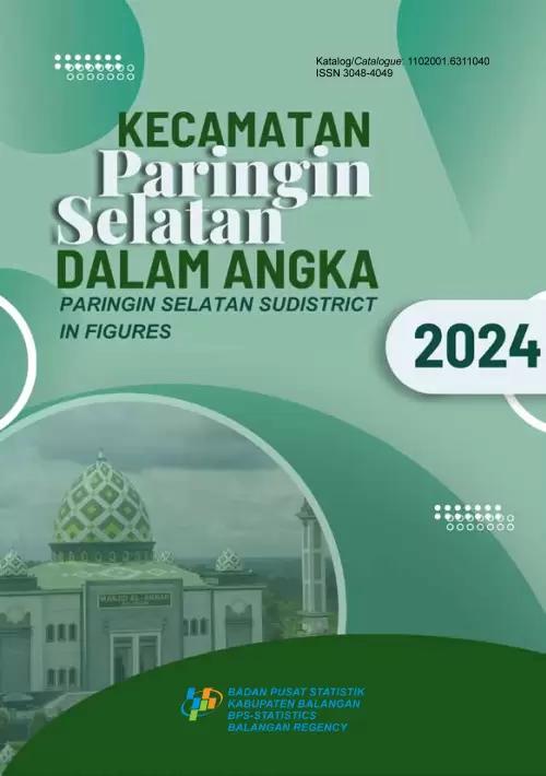 Paringin Selatan Subdistrict in Figures 2024