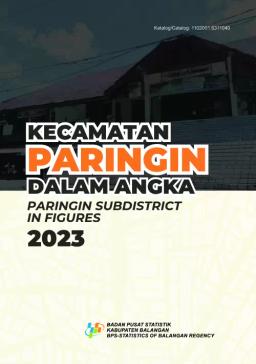 Paringin Subdistrict In Figures 2023