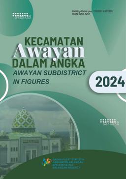 Kecamatan Awayan Dalam Angka 2024