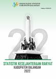 Statistik Kesejahteraan Rakyat Kabupaten Balangan 2022