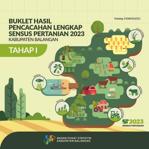 Buklet Hasil Pencacahan Lengkap Sensus Pertanian 2023 - Tahap I Kabupaten Balangan