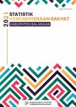 Statistik Kesejahteraan Rakyat Kabupaten Balangan 2021