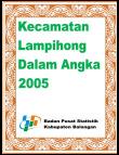 Kecamatan Lampihong Dalam Angka 2005