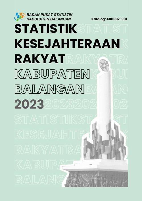 Statistik Kesejahteraan Rakyat Kabupaten Balangan 2023