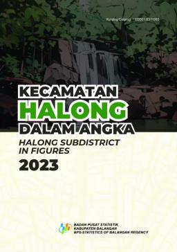 Kecamatan Halong Dalam Angka 2023