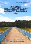 INDIKATOR KESEJAHTERAAN RAKYAT KABUPATEN BALANGAN 2018