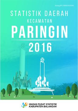 Regional Statistics Of Paringin District 2016