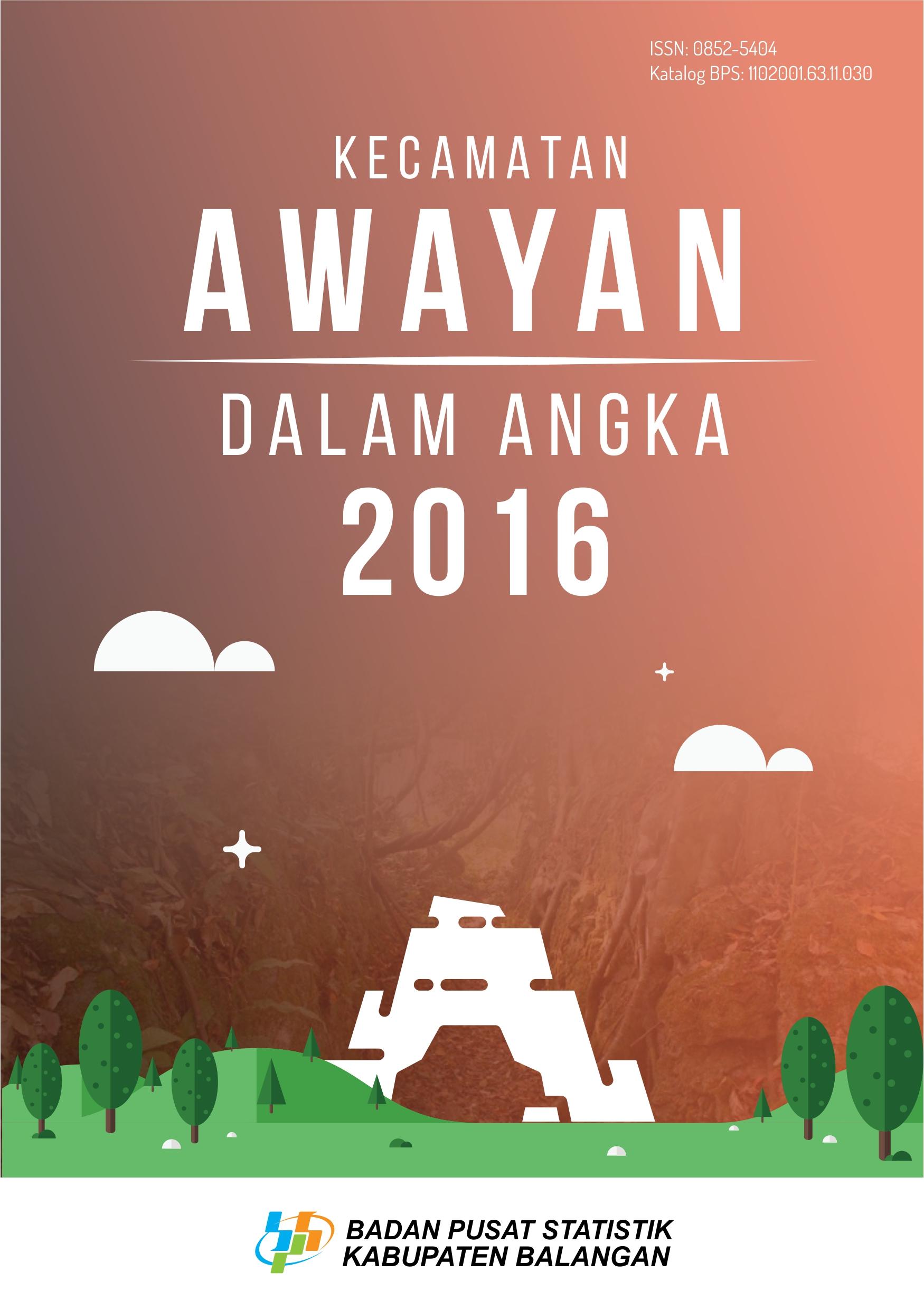 Awayan Subdistricts in Figures 2016