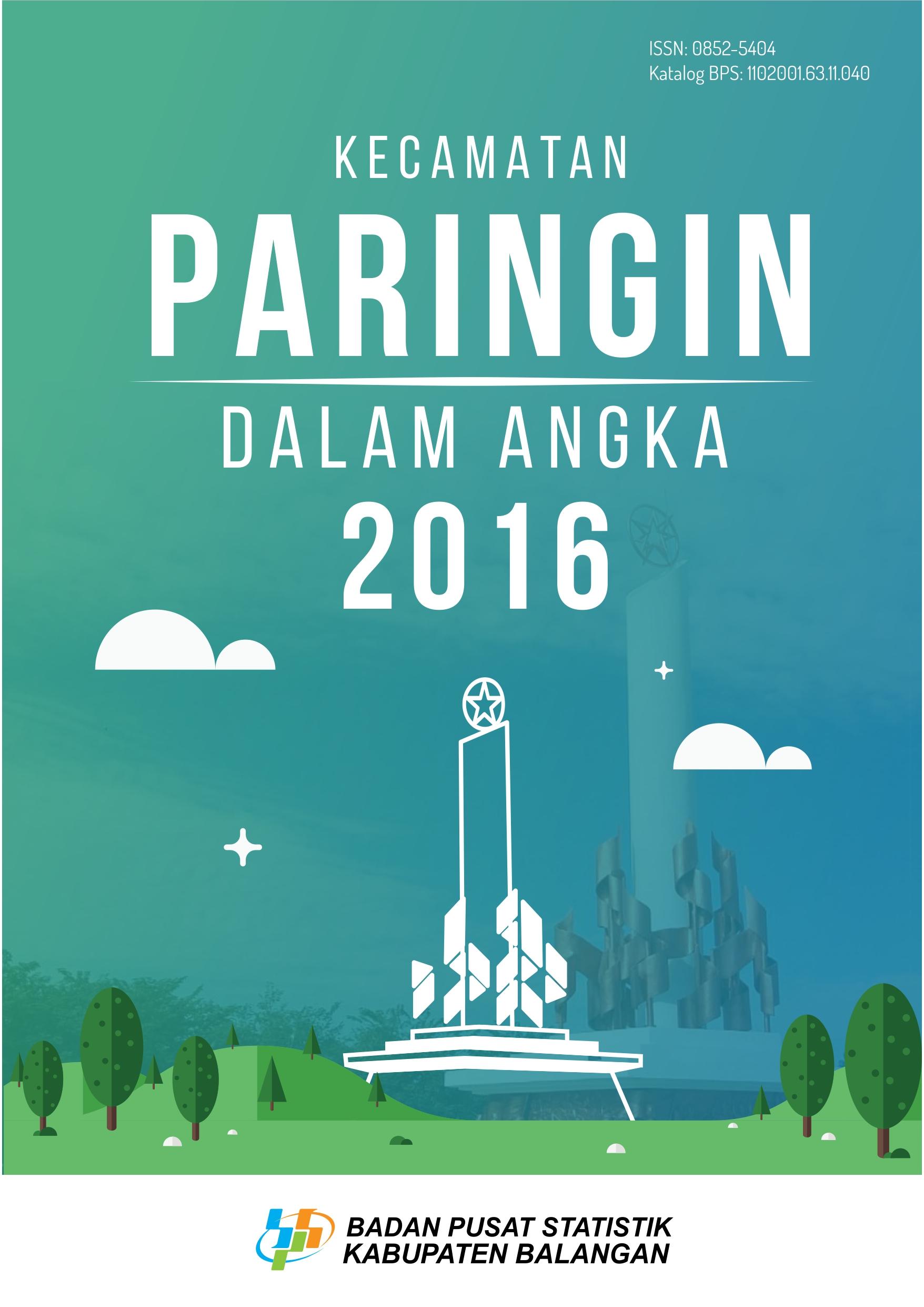 Paringin Subdistricts in Figures 2016