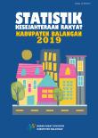 Statistik Kesejahteraan Rakyat Kabupaten Balangan 2019