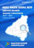 Produk Domestik Regional Bruto  Kabupaten Balangan Menurut Pengeluaran 2017– 2021